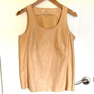 J Brand Leather Tank Top